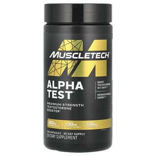 MuscleTech, Alpha Test, 120 Capsules