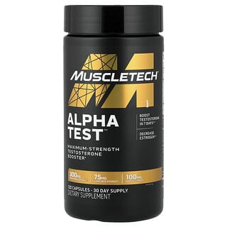 MuscleTech, Alpha Test, 120 капсул