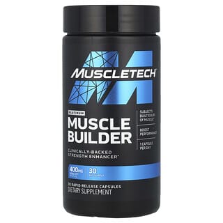 MuscleTech, 鉑金增肌粉，30 粒速釋膠囊