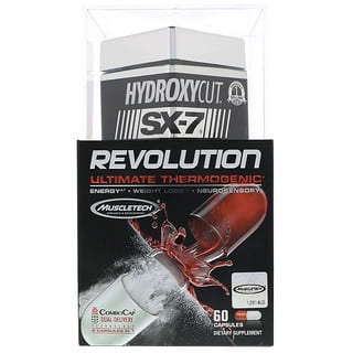 MuscleTech, Hydroxycut SX-7 Revolution Ultimate Thermogenic, 60 Capsules