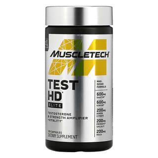 MuscleTech, Test HD（テストHD）、エリート、120粒