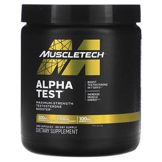 MuscleTech, Alpha Test, 240 капсул