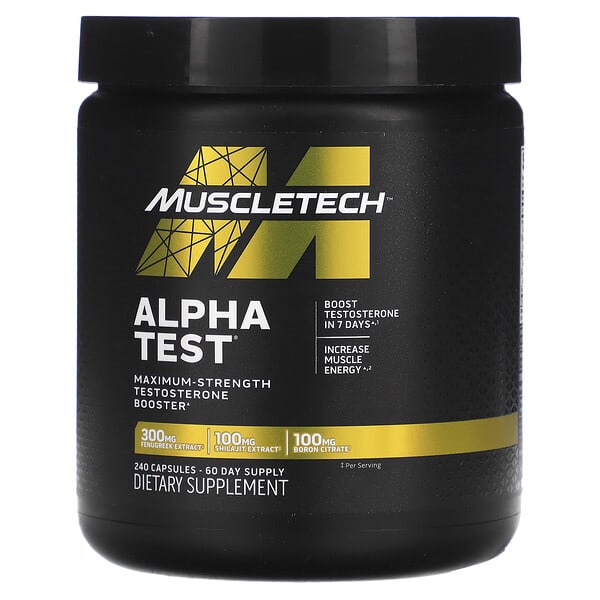 MuscleTech, Alpha-Test, 240 Kapseln