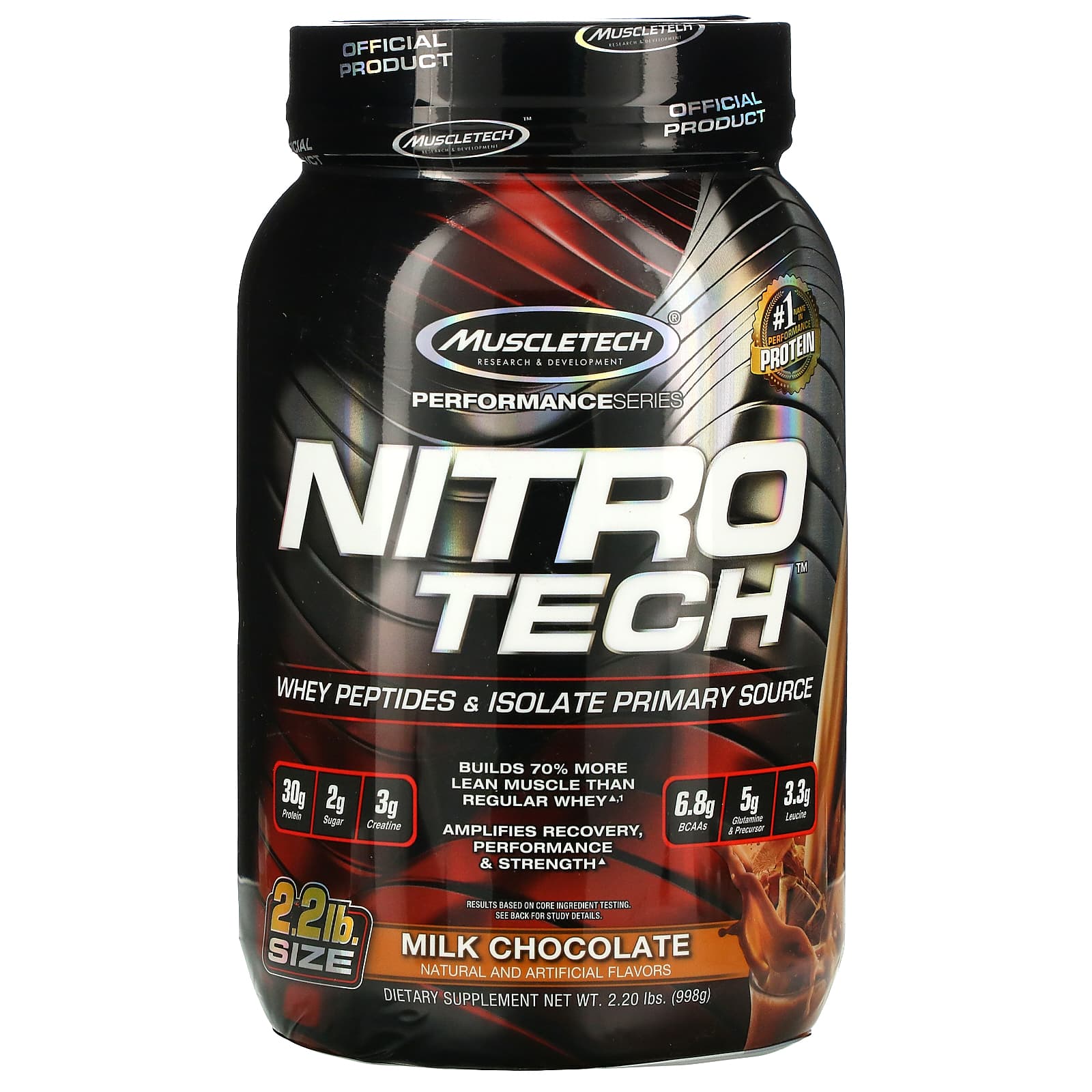 Muscletech, パフォーマンスシリーズ、Nitro Tech（ニトロテック 