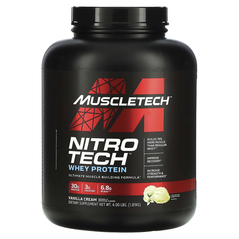 Muscletech Nitro Tech プロテイン ミルクチョコレート - トレーニング用品