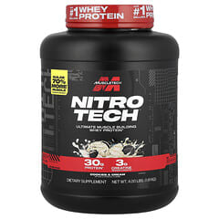Nitro-Tech™（ニトロテック）ホエイプロテイン、クッキー＆クリーム