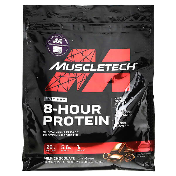 MuscleTech, Performance Series, Phase8, 8-Stunden-Protein mit mehreren Phasen, Milchschokolade, 2,09 kg (4,60 lbs.)