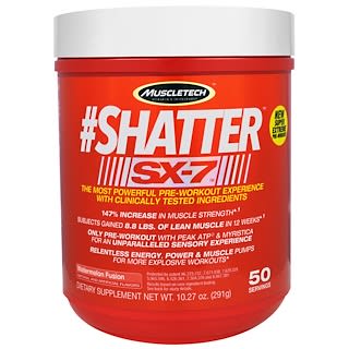 MuscleTech, Shatter SX-7, Pre-Workout, Watermelon Fusion, 10.27 oz (291 g)