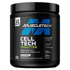 MuscleTech, Cell Tech CREACTOR, Creatine HCl + Free-Acid Creatine, Unflavored, 8.30 oz (235 g)