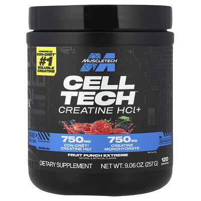MuscleTech, Cell Tech™ Creactor®, Premium Mixed Fruit Juice, 9.65 oz (274 g)