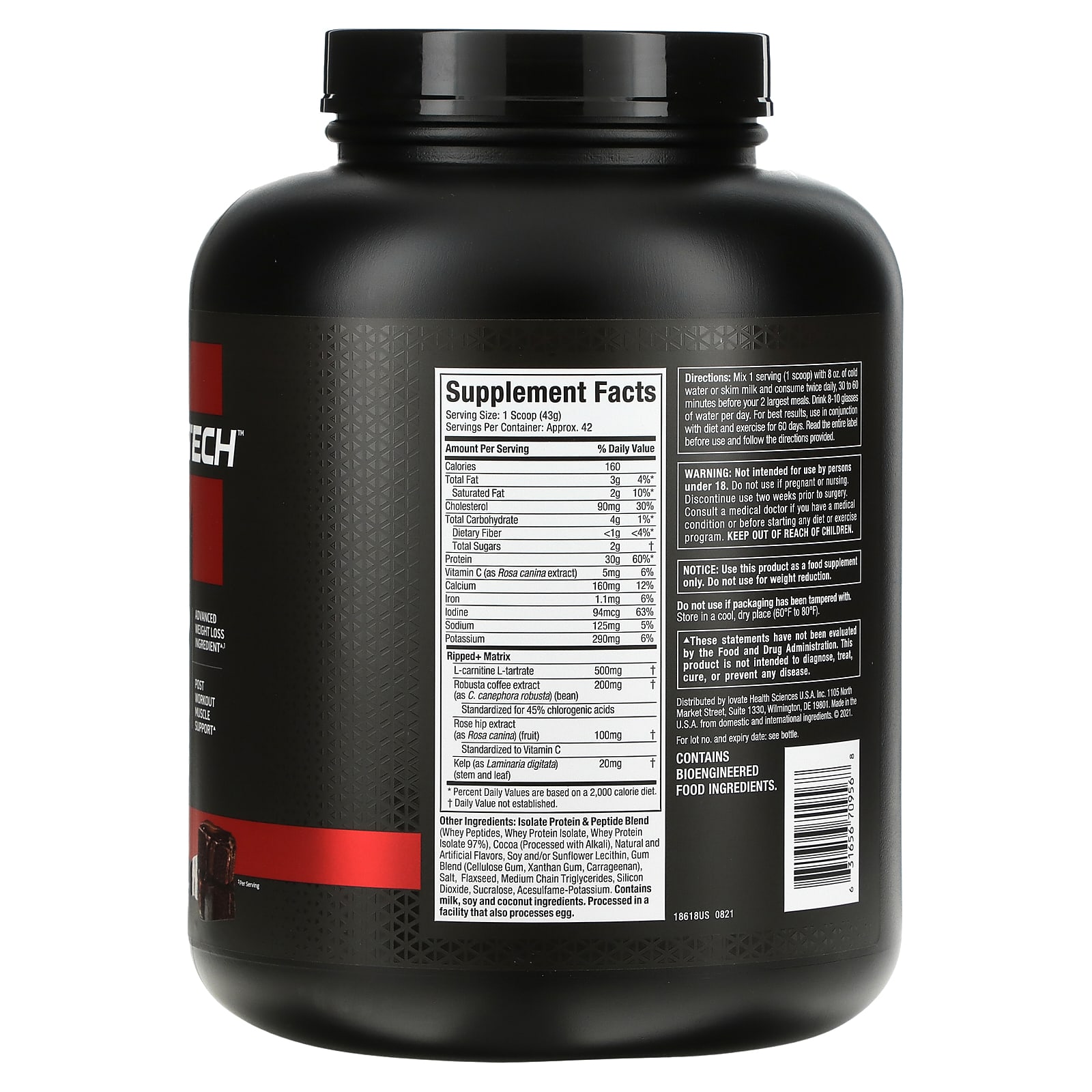 Nitro Tech Ripped Nutrition Facts Besto Blog