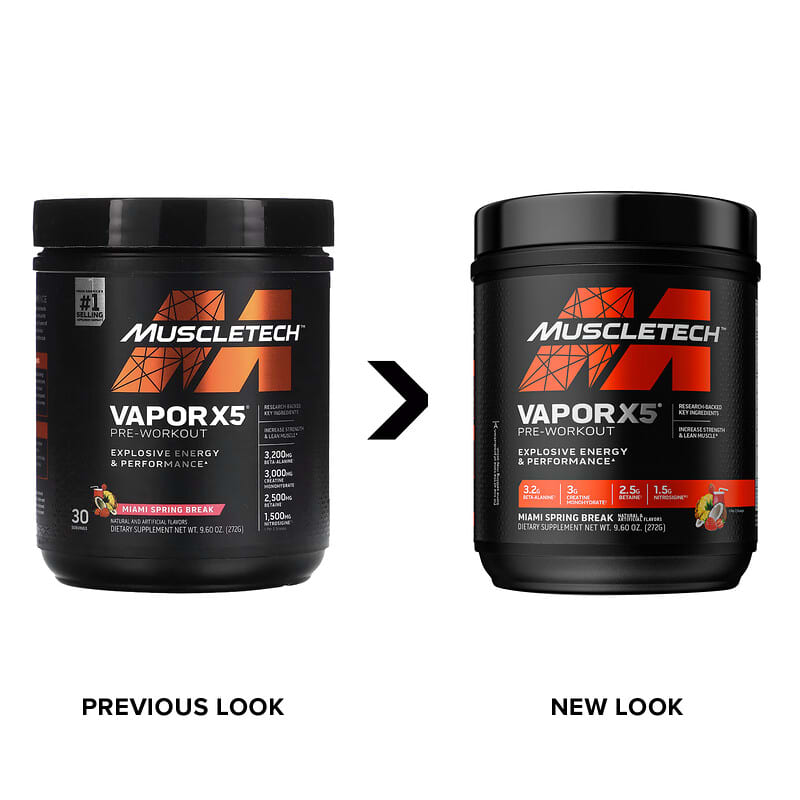 VaporX5®, Pre-Workout, Miami Spring Break, 9.6 oz (272 g) VaporX5®, Pre-Workout, Miami Spring Break, 9.6 oz (272 g)