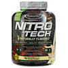 Nitro Tech, с натуральным вкусом, основной источник пептидов и изолятов сывороточного белка, ваниль, 1,82 кг