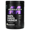 MuscleTech, 100% Mass Gainer（100％マスゲイナー）、バニラミルクシェイク、2.33kg（5.15ポンド）
