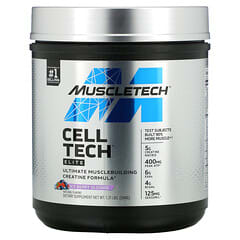MuscleTech, Cell Tech，Elite，冰川浆果冰沙，1.31 磅（594 克）
