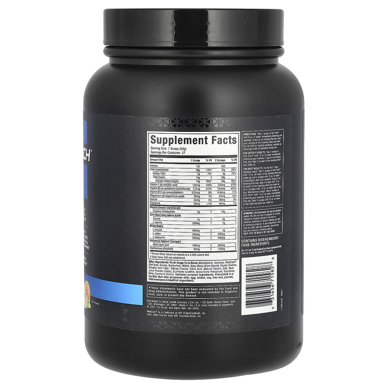 Creatina Cell Tech, Ponche de cítricos tropicales, 1,36 kg (3 lb)