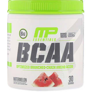 MusclePharm, Essentials, BCAA, Sandía, 216 g (0,48 lb)