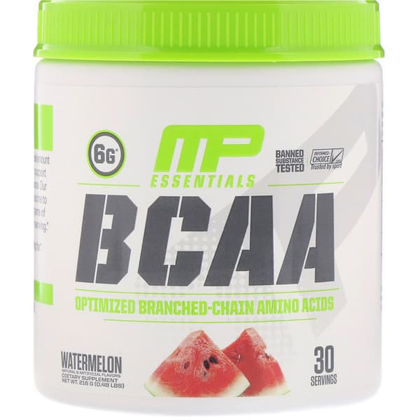MusclePharm, BCAA Essentials, Wassermelone, 0,48 lbs (216 g)