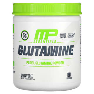 MusclePharm, Essentials, Glutamine, Unflavored, 0.66 lb (300 g) 