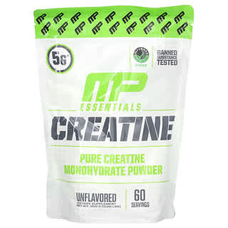 MusclePharm, Essentials, Creatine, Unflavored, 0.66 lbs (300 g)