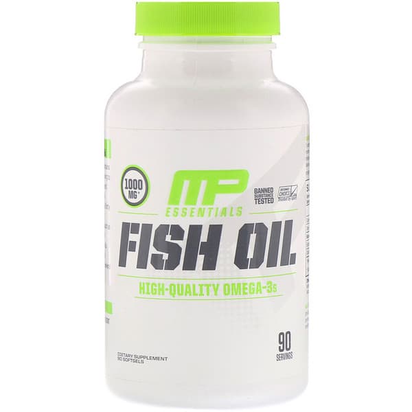 MusclePharm, Essentials, Fischöl, 90 Softgel-Kapseln
