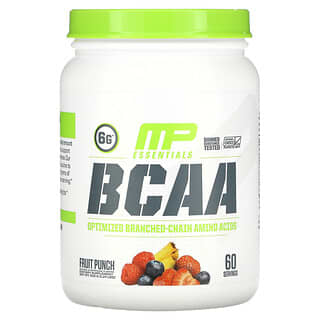 MusclePharm, Essentials, BCAA, Fruit Punch, 1.14 lbs (516  g)