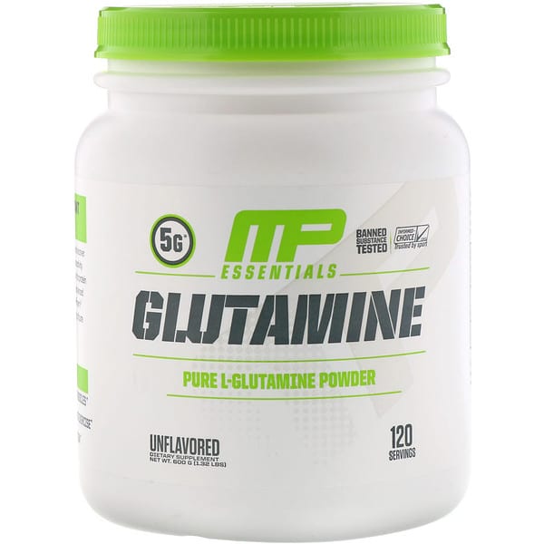 MusclePharm, Glutamine Essentials, Geschmacksneutral, 1,32 lbs (600 g)