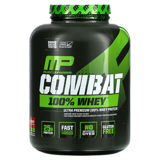 MusclePharm, Combat 100% Whey Protein, Strawberry, 5 lbs (2,269 g)