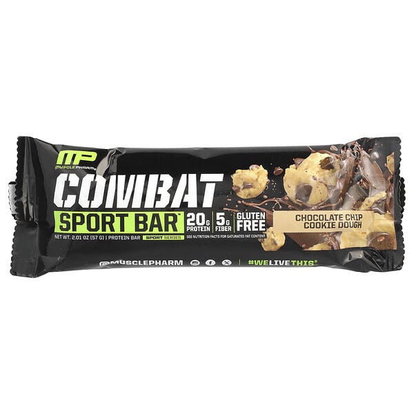 Combat Sport Bar™, Chocolate Chip Cookie Dough, 2.01 oz (57 g)
