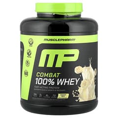Combat 100% Whey（コンバット100％ホエイ）、バナナミルク、2.25kg（5