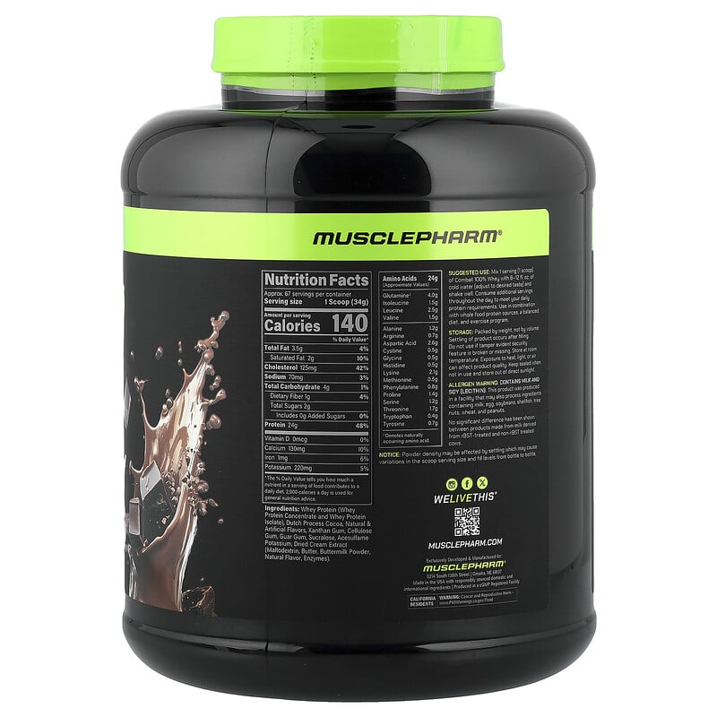 Combat® 100% Whey（コンバット100％ホエイ）プロテインパウダー