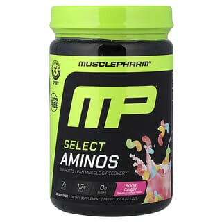 MusclePharm, Select Aminos, Sour Candy, 12.5 oz (355 g)