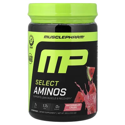 MusclePharm, Select Amino Acids, Shredded Watermelon, 12.5 oz (355 g)