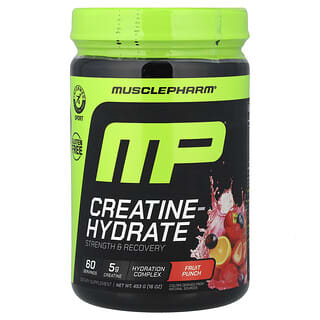 MusclePharm, Kreatinhydrat, frugtpunch, 453 g
