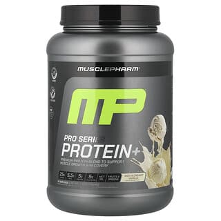 MusclePharm, Pro Series Protein+, vaniglia ricca e cremosa, 1,06 kg