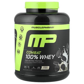 MusclePharm, Combat 100% Whey Protein, Cookies 'N' Cream, 5 lbs (2,240 g)