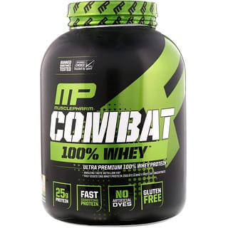 MusclePharm, Combat 100 % Whey Protein, Vanille, 2269 g