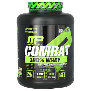 MusclePharm, Combat 100% Whey Protein, Vanilla, 5 lbs (2,240 g)