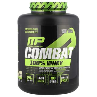 MusclePharm, Combat 100% Whey™ Protein, Vanilla, 5 lbs (2,240 g)