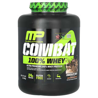MusclePharm, Combat 100% Whey Protein, 100% Molkenprotein, Schokomilch, 2,24 kg (5 lb.)