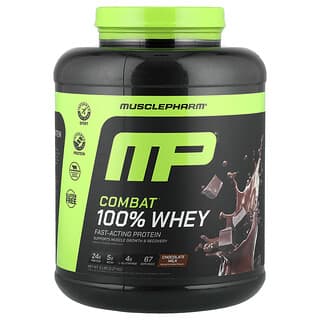 MusclePharm, Combat 100 % Whey Protein, Lait chocolaté, 2,24 kg