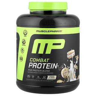 MusclePharm, Combat Protein Powder, Combat Protein Powder, Cookies 'N' Cream, 1.906 g (4,2 lb.)