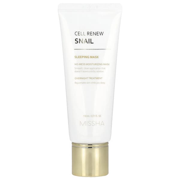 Missha, Cell Renew Snail, Sleeping Beauty Mask, 3.71 fl oz (110 ml)