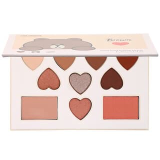 ميشا‏, Line Friends Edition, Color Filter Shadow Palette, No. 5 Shy Shy Brown, 0.51 oz (14.5 g)
