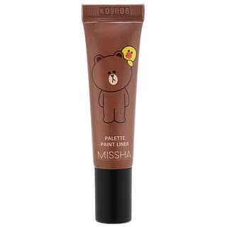 Missha, Line Friends 版，液體眼線膏，黑色，0.21 盎司（6 克）