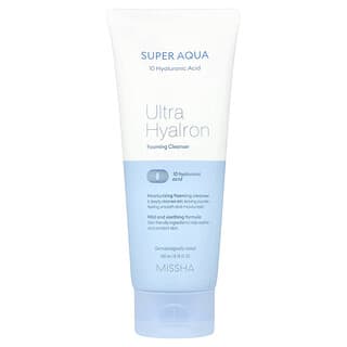 Missha, Super Aqua Ultra Hyalon, очищающая пенка, 200 мл (6,76 жидк. унции)