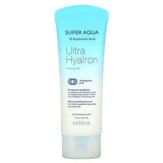 Missha, Super Aqua, Gel exfoliante Ultra Hyalron, 100 ml (3,38 oz. Líq.)