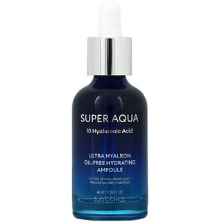 Missha, Super Aqua, Ampoule hydratante sans huile Ultra Hyalron, 40 ml