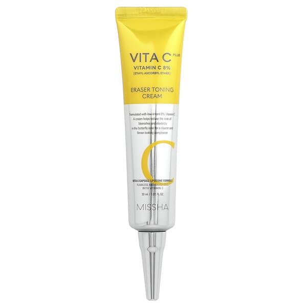 Missha, Vita C 플러스, 이레이저 토닝 크림, 30ml(1.01fl oz)
