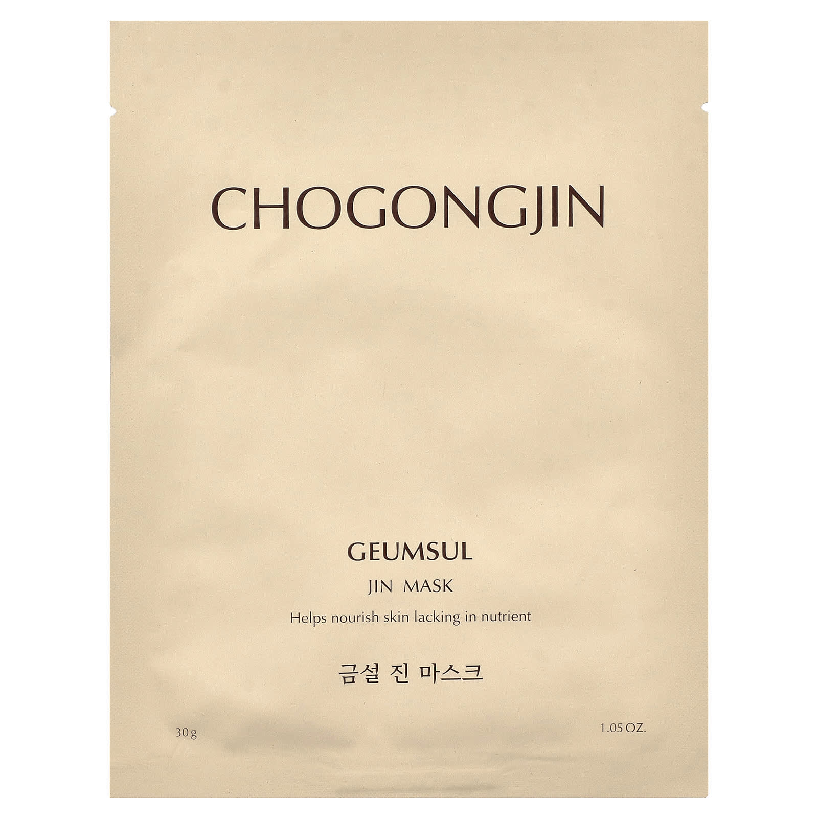 Chogongjin（チョゴンジン）、クムソル ジン美容マスク、30g（1.05オンス）